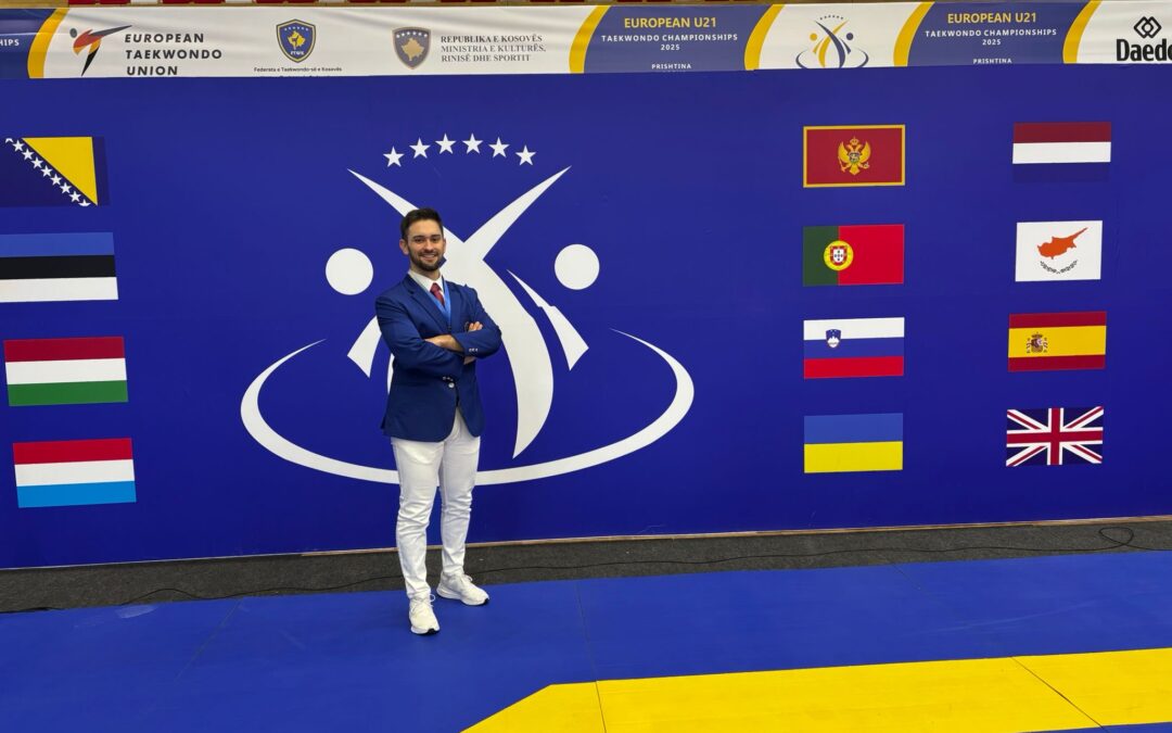 Daniel Gómez arbitra en el Campeonato de Europa Sub-21 en Kosovo